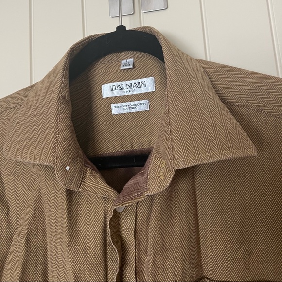 Balmain button up long sleeve - Picture 1 of 4